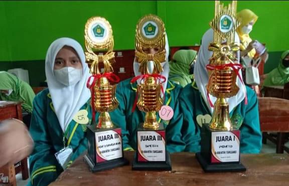 MTs NU Meraih Juara Lomba Tiga Bahasa Tingkat MTs Nu se-KKM Kotaagung