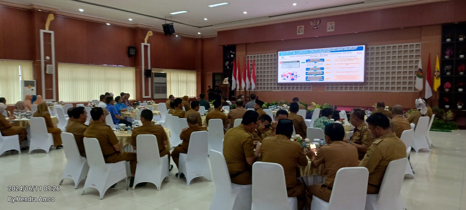 Hj. Eva Dwiana Hadiri Musrenbang Kota Bandar Lampung Di Aula Gedung Semergou