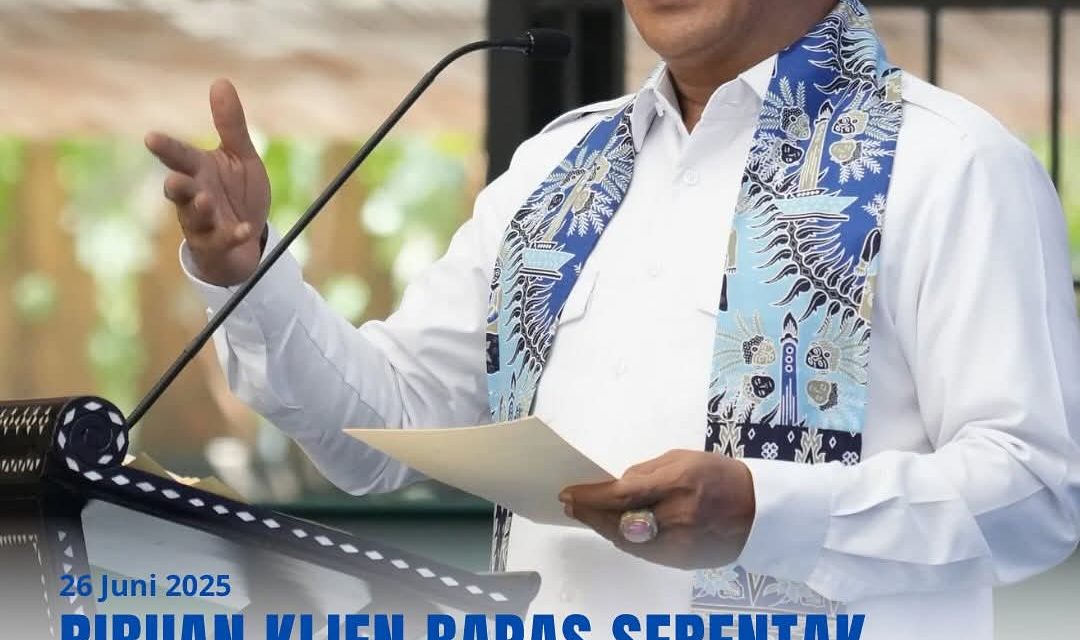 Ribuan Klien BAPAS Serentak Lakukan Aksi Sosial, Wujud Kesiapan Implementasi  Pidana Alternatif