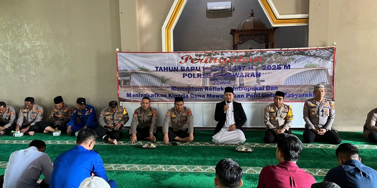 Polres Pesawaran Peringati Tahun Baru Islam 1447 H, Jadikan Momen Introspeksi dan Penguatan Kinerja