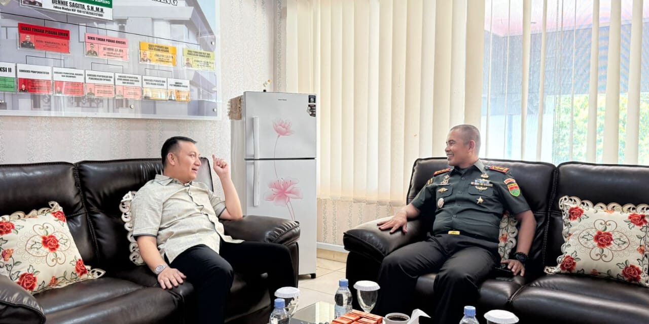 Letkol Syurya Dharma Dandim 0426 TB, Laksanakan Audiensi Dengan Kajari Tulang Bawang