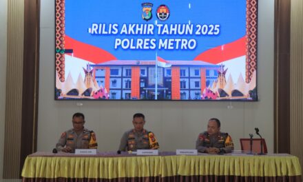 Polres Metro Gelar Rilis Akhir Tahun 2025, Kapolres Paparkan Capaian Kinerja dan Imbauan Perayaan Tahun Baru