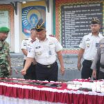 Bersama TNI Polri, Lapas Kotaagung Musnahkan Barang Sitaan Hasil Razia