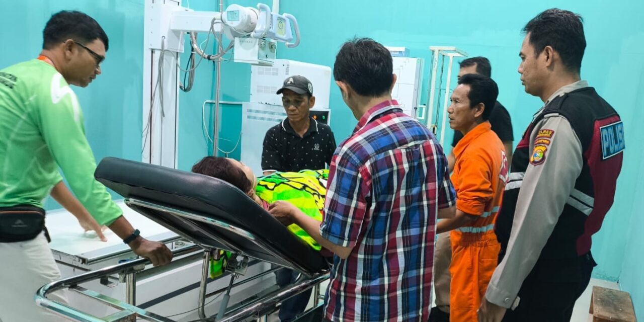 BREAKING NEWS | Pertikaian Suami Istri Berujung Luka Tusuk di Tanggamus