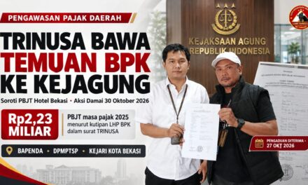 TRINUSA Bawa Temuan BPK soal Pajak Hotel Bekasi ke Kejagung, Tiga Instansi Daerah Bakal Didatangi